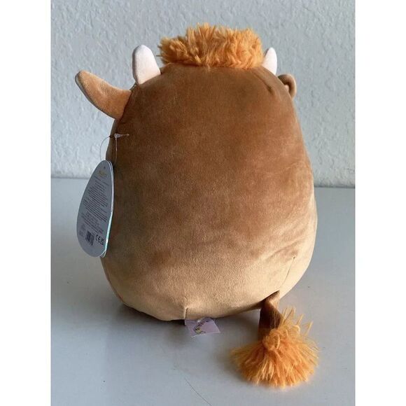Squishmallows 10” Quinick The Brown And Orange Cow With Fuzzy Mohawk NEW 2023 - Picture 8 of 11